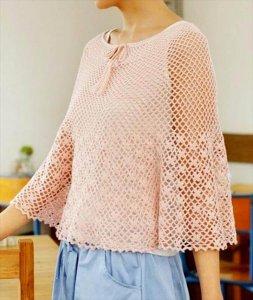 24 Adorable Summer Poncho Free Crochet Design