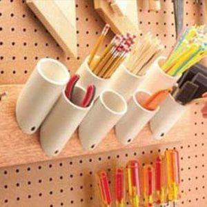 PVC Pipe Storage Idea