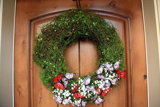 diy spring wreath designfor your home