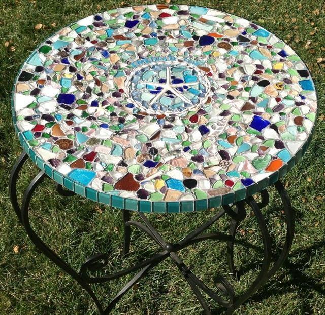 mosaic table design