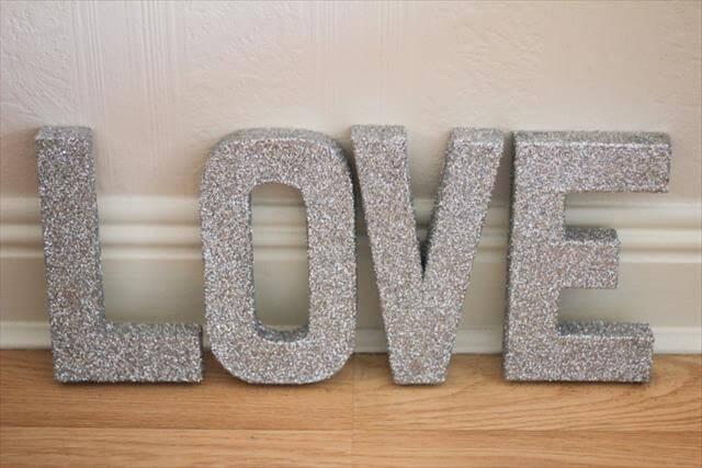 DIY Glitter #Glam wall Canvas FOR CHEAP 