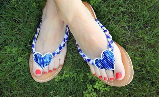 9 DIY Fancy Flip Flop Design