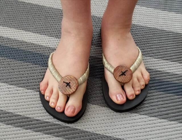Button Sandals