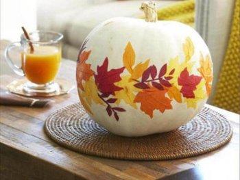 DIY Beautiful Paper Leaf Pumpkin