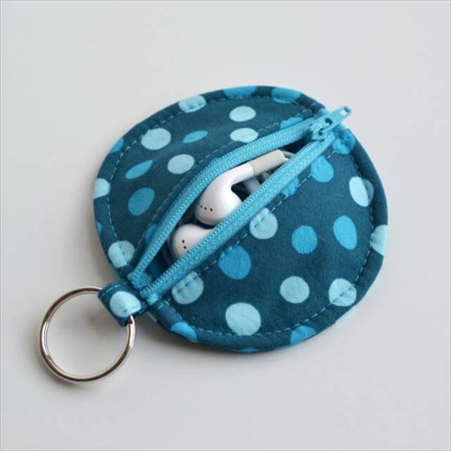 Fabric Earbud Pouch