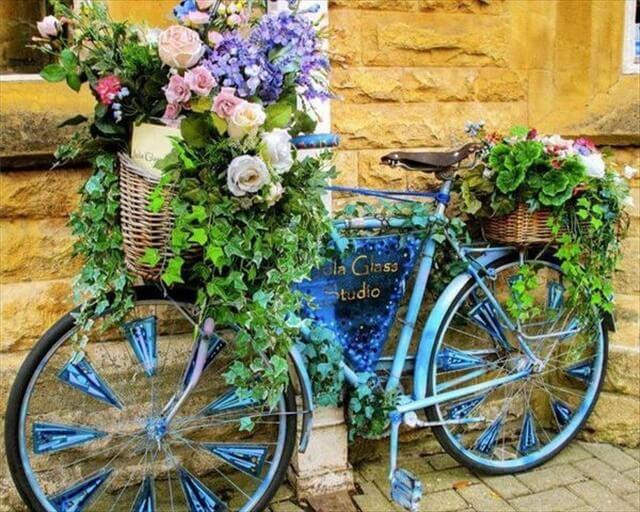 Garden Bicycle Planters
