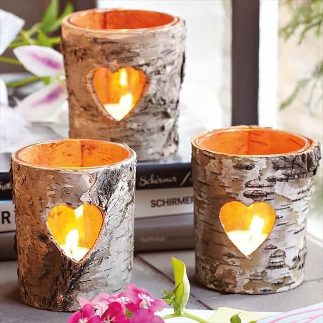 Craft Paper candle holder