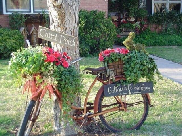 Old Bike Planter