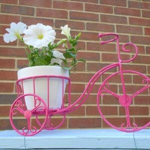Recycled Bicycle Planter Idea
