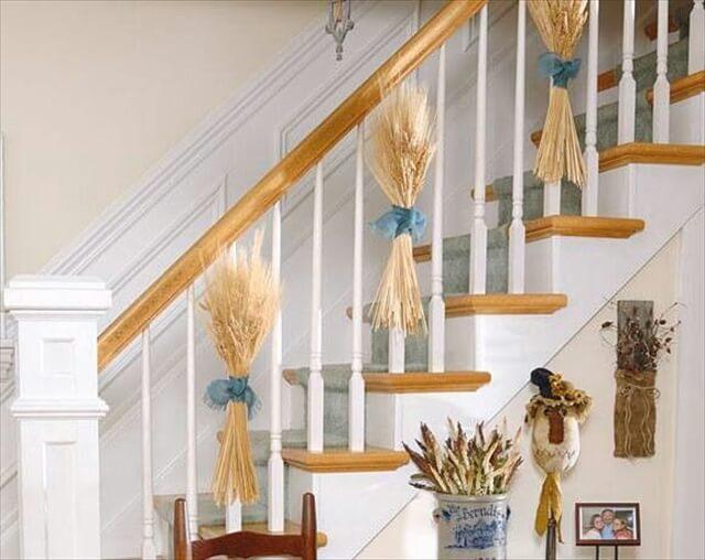 wheat-staircase-decor-thanksgiving