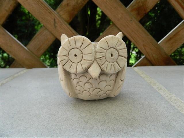 Clay art Owl idea