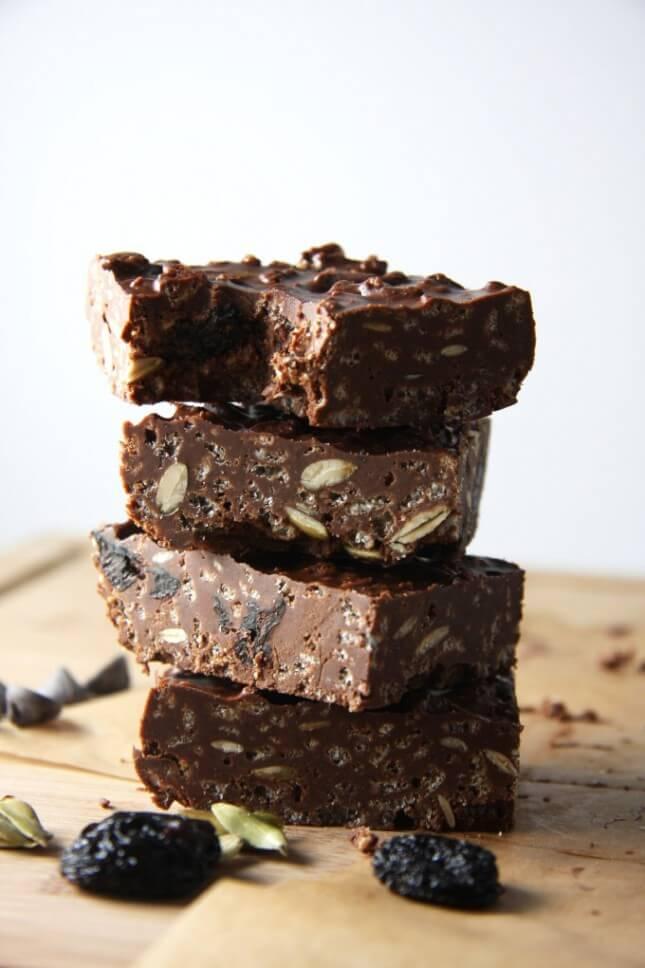  Chocolate Peanut Butter Fudge Squares: 