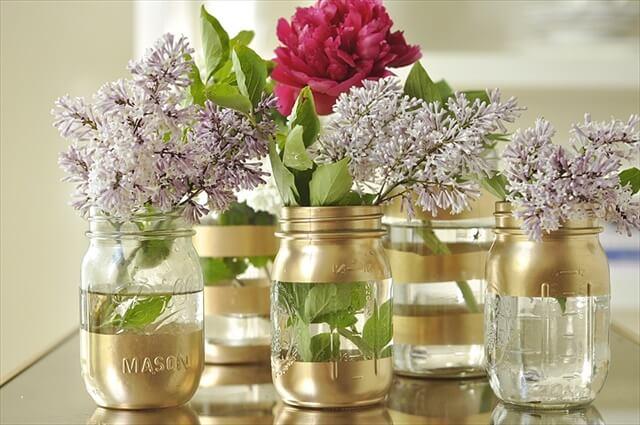 DIY-Gold-Mason-Jar-Vases