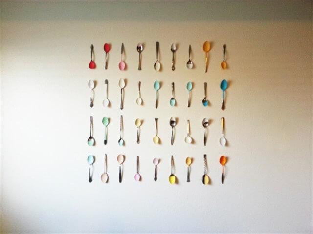  Spoons Into Wall Art