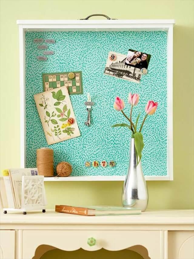 Drawer Into A Bulletin Board