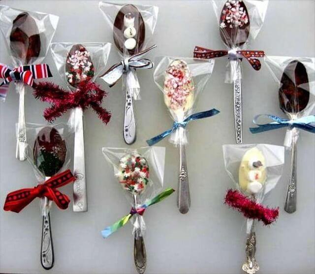Vintage Chocolate Dipping Spoons