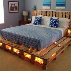 pallet light bed
