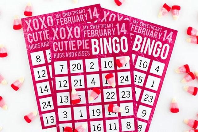 Valentine’s Bingo: