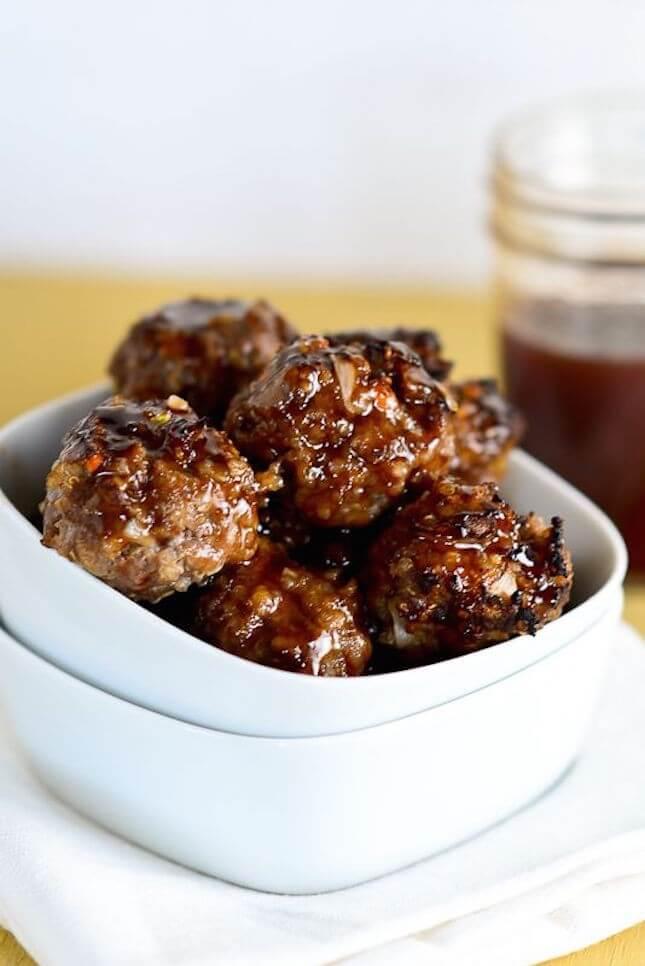  Spicy Honey BBQ Meatballs: 
