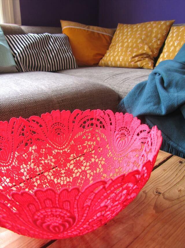 Decorative Lace Bowl