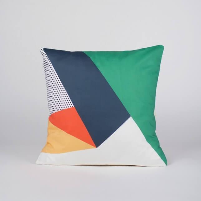 Handcrafted Home Geometric Pillow Cover 