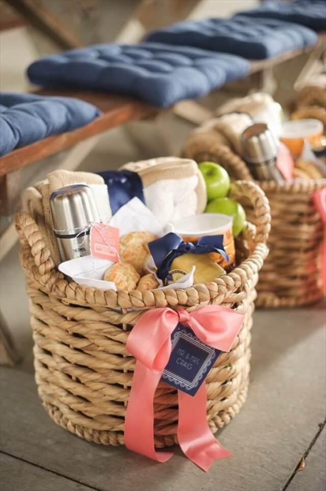 Welcome Gift Basket For Wedding Guests