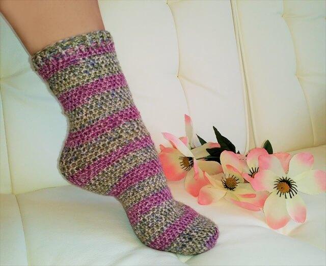 Nice crochet socks and leg warmer