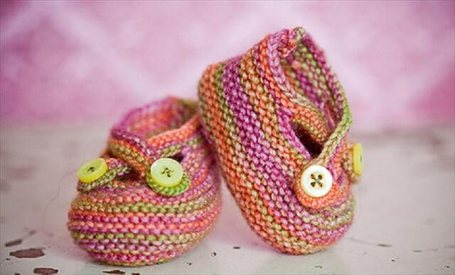  DIY Crochet Baby Shoes