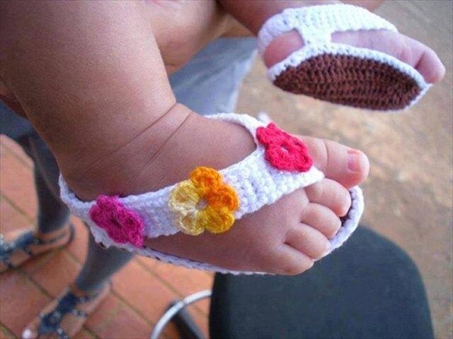 cute baby sandals pattern