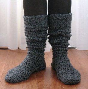 15 Crochet Knit Pattern For Knee Socks