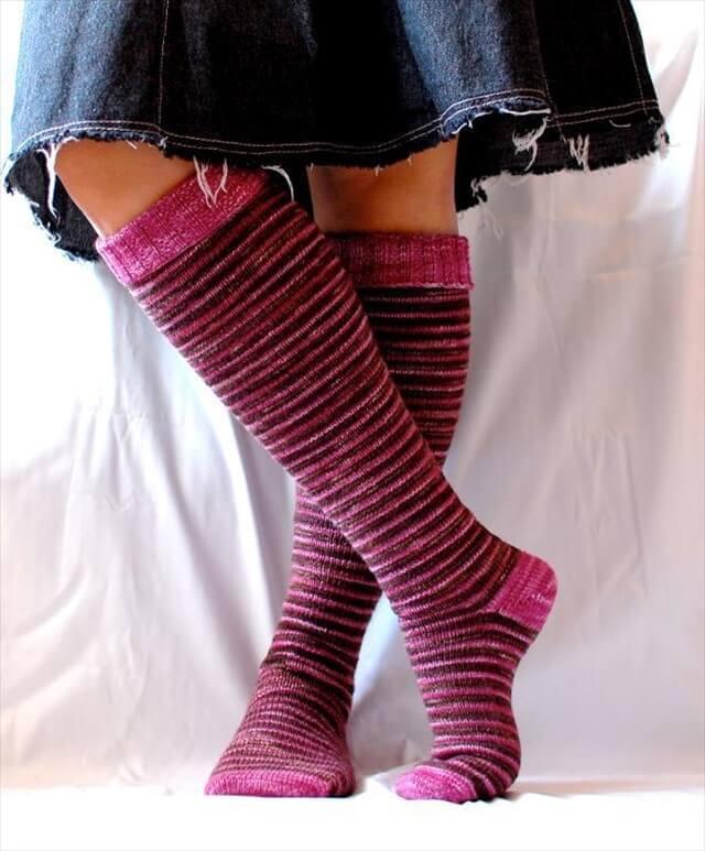 Delicious Knee Socks knitting pattern