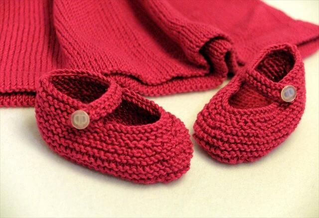 Knitting Patterns for Baby Booties