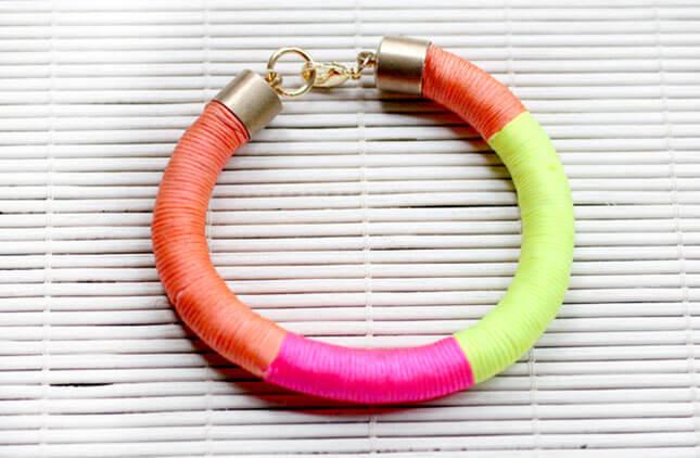Neon Wrap Bracelet: