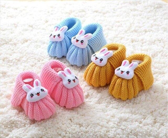Crochet booties baby girl first walker botinha toddler boys calcados sapatos infantil menina baby
