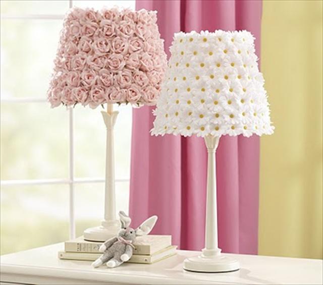 12 Diy Lampshade Design Ideas, Flower Lamp Shade