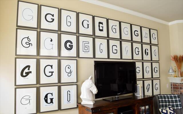 Typography Gallery Wall