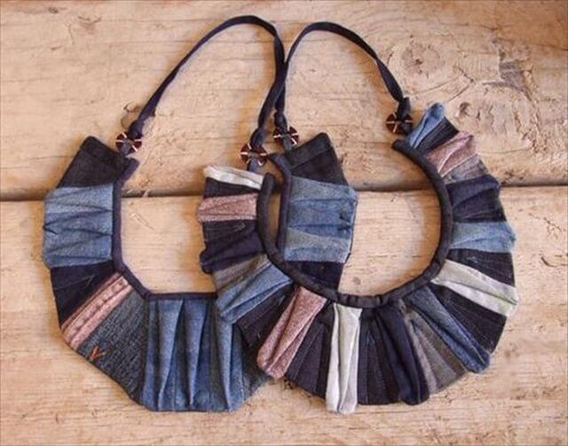 Recycle your jeans, old dresses to make earrings: