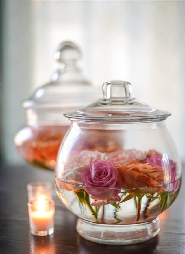 Apothecary Jar Floral Display