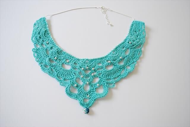 Crochet a Chandelier Necklace