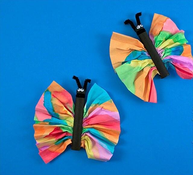 Butterfly Craft: Watercolors and Clothespins - Amanda Formaro, Crafts by Amanda