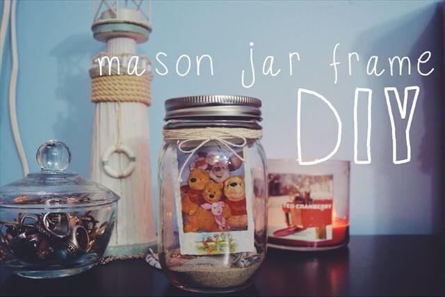 Mason Jar DIY: Sand Frame