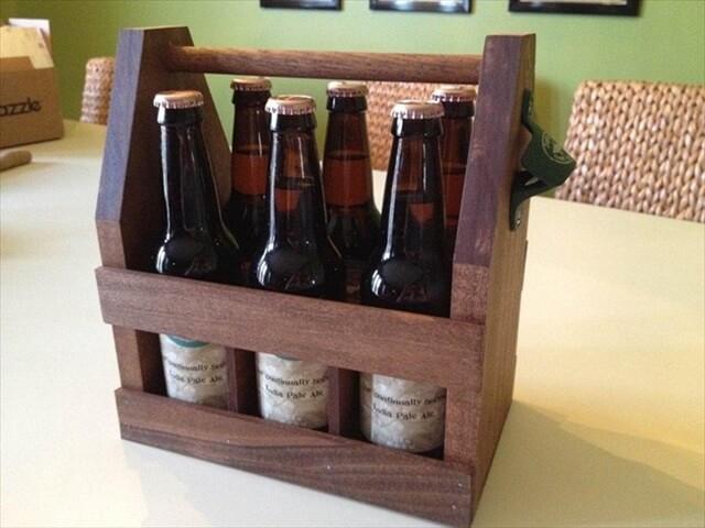 Carry Your Beer in Style with These DIY Wooden Six-Pack Holders