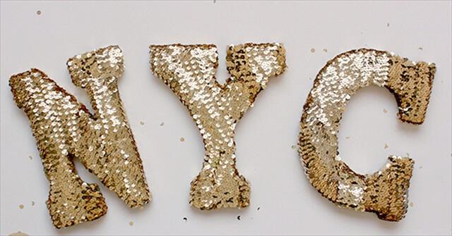 Sequined Letters