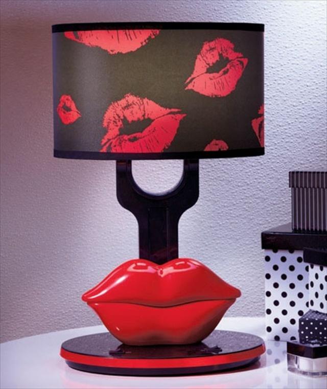 diy lipstick lampshade