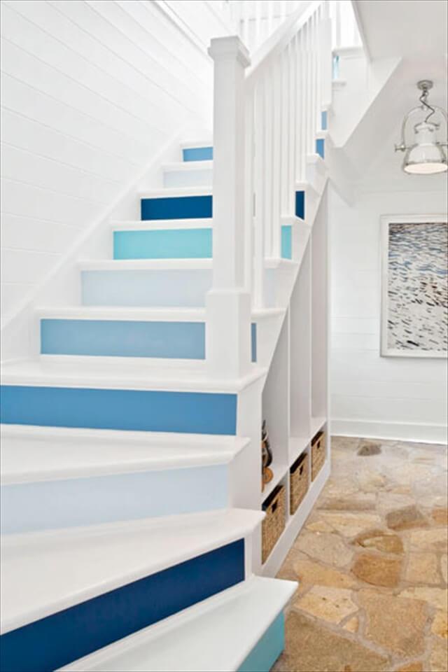 Painted Stair Risers