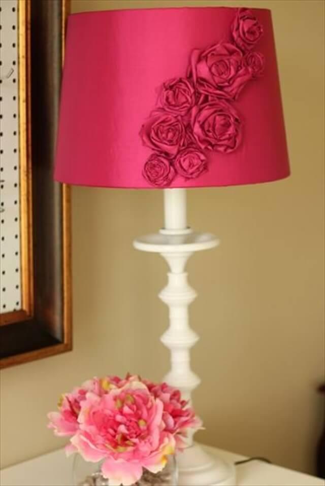 12 Diy Lampshade Design Ideas, How To Make A Flower Lampshade