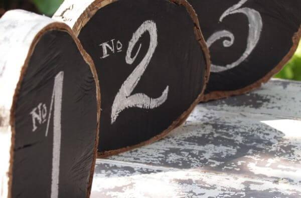 Birch Log Table Numbers.