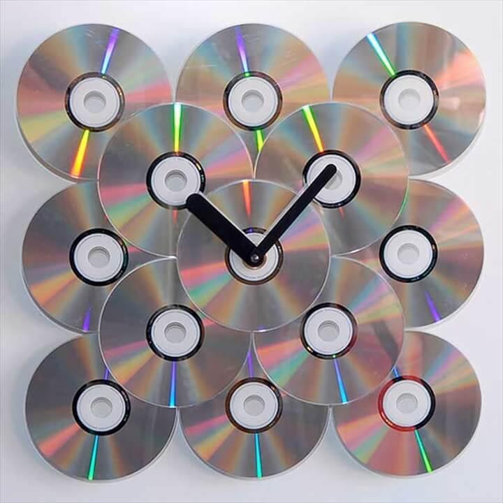 CD Wall Clock 
