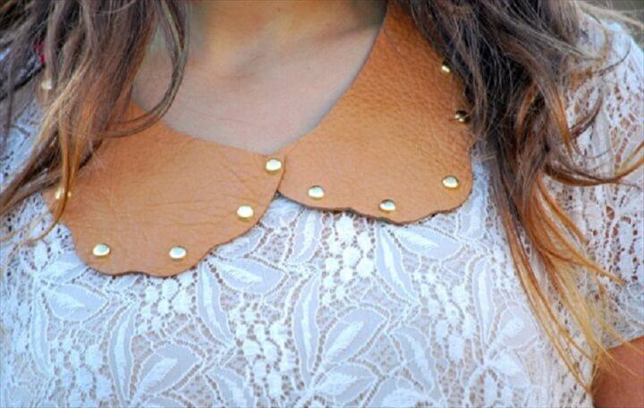 DIY Studded Collar Necklace