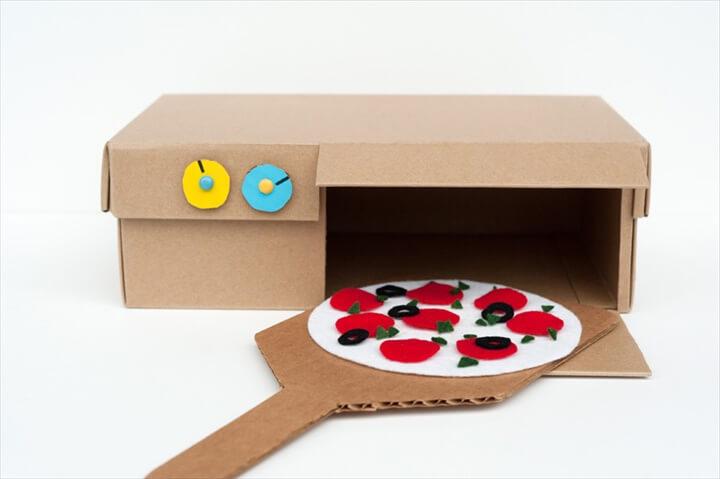 Cardboard Box Pizza Oven